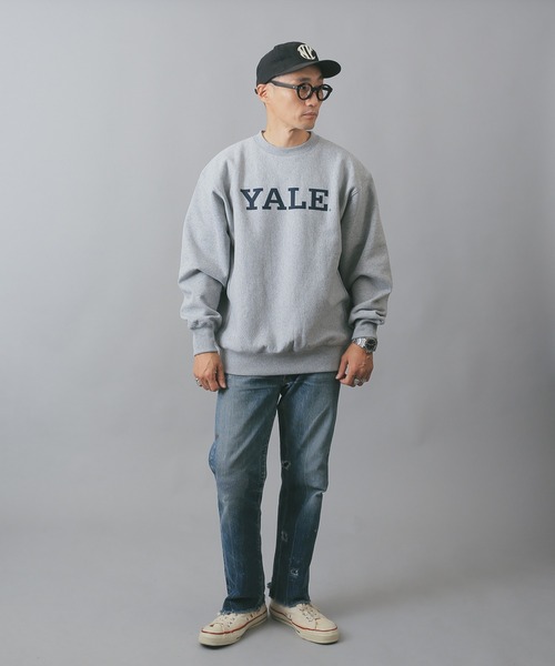 YALEロゴ ヘビーウェイトスウェットシャツ（スウェット
