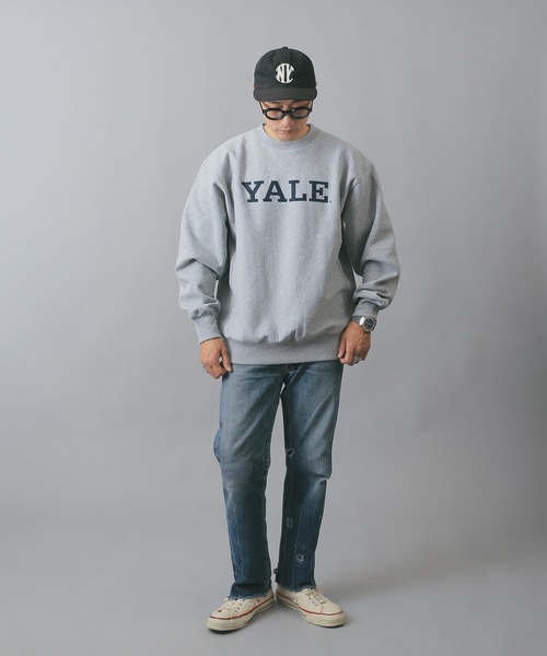 YALEロゴ ヘビーウェイトスウェットシャツ（スウェット