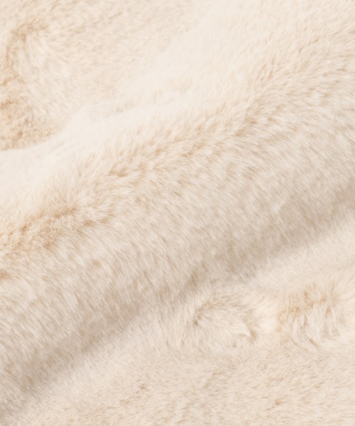 Fil Daraignee（フィルダレニエ）の「Fil Daraignee/cat rex（ストール/ショール・レディース・ピンク/オフホワイト/グレー/ブラック・FREE）」の8枚目の写真