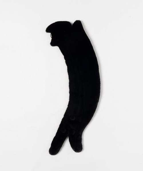 Fil Daraignee（フィルダレニエ）の「Fil Daraignee/cat rex（ストール/ショール・レディース・ピンク/オフホワイト/グレー/ブラック・FREE）」の6枚目の写真