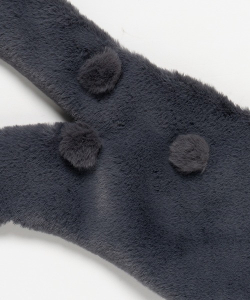 Fil Daraignee（フィルダレニエ）の「Fil Daraignee/cat rex（ストール/ショール・レディース・ピンク/オフホワイト/グレー/ブラック・FREE）」の15枚目の写真