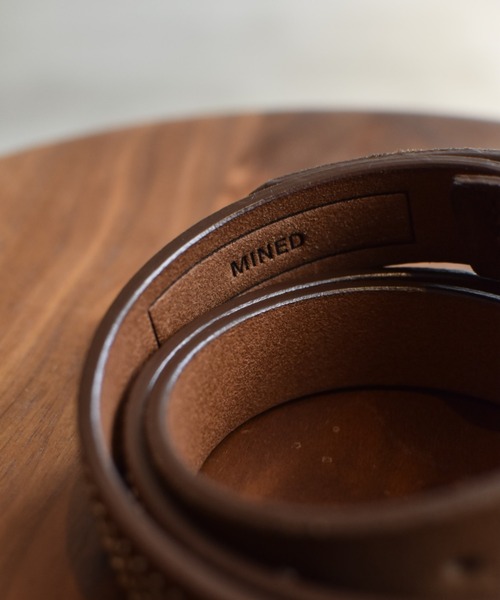 MINEDENIM（マインデニム）の「Suede Leather Belt（ベルト）」 - WEAR