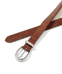 MINEDENIM（マインデニム）の「Suede Leather Belt（ベルト）」 - WEAR