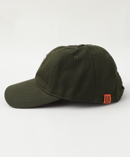 UNIVERSAL OVERALL(ユニバーサルオーバーオール)の「【UNIVERSAL OVERALL】KIDS カレッジロゴ刺繍 ワッペンCAP(キャップ・キッズ・ブラック/グリーン/アイボリー・FREE)」の5枚目の写真