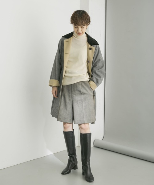 URBAN RESEARCH(アーバンリサーチ)の「『UR TECH』 ハイネックリブニット(ニット/セーター・レディース・ブラック/レッド/オフホワイト/グレー系その他/キャメル・FREE)」の12枚目の写真