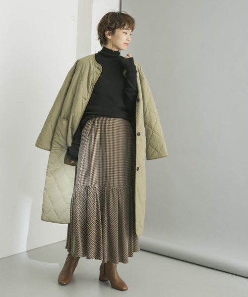 URBAN RESEARCH(アーバンリサーチ)の「『UR TECH』 ハイネックリブニット(ニット/セーター・レディース・ブラック/レッド/オフホワイト/グレー系その他/キャメル・FREE)」の6枚目の写真