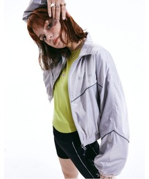 Satin Crop Windbreaker/サテンクロップウィンドブレーカー