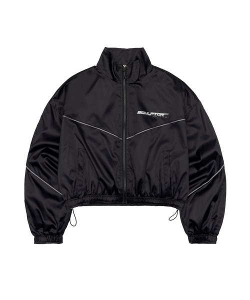 SCULPTOR（スカルプター）の「Satin Crop Windbreaker/サテンクロップウィンドブレーカー（その他アウター・レディース・ブラック/ライトグレー・FREE）」の21枚目の写真
