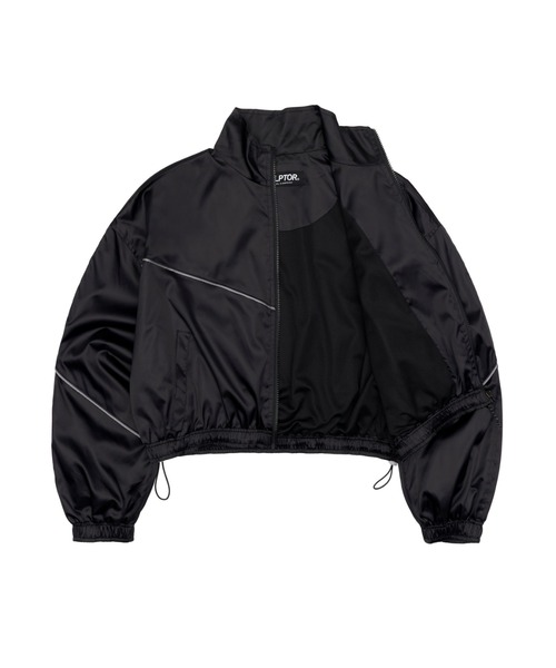 SCULPTOR（スカルプター）の「Satin Crop Windbreaker/サテンクロップウィンドブレーカー（その他アウター・レディース・ブラック/ライトグレー・FREE）」の22枚目の写真