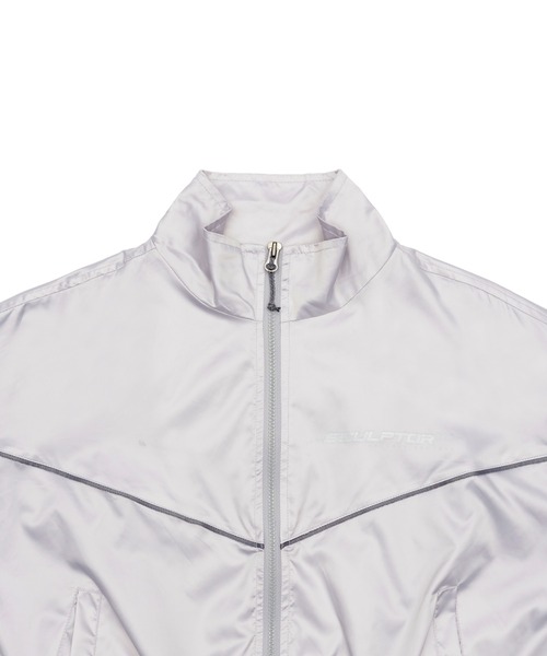 SCULPTOR（スカルプター）の「Satin Crop Windbreaker/サテンクロップウィンドブレーカー（その他アウター・レディース・ブラック/ライトグレー・FREE）」の13枚目の写真