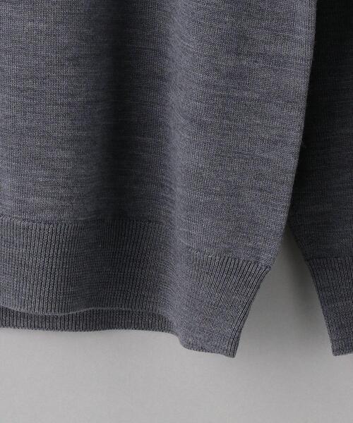 BEAUTY&YOUTH UNITED ARROWS(ビューティーアンドユースユナイテッドアローズ)の「BY SUPER 140 ウォッシュ ウール タートルネックニット(ニット/セーター・メンズ・ホワイト/ブラック/グレー・S/M/L/XL)」の16枚目の写真