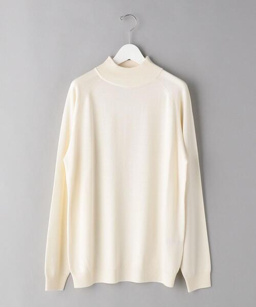 BEAUTY&YOUTH UNITED ARROWS(ビューティーアンドユースユナイテッドアローズ)の「BY SUPER 140 ウォッシュ ウール タートルネックニット(ニット/セーター・メンズ・ホワイト/ブラック/グレー・S/M/L/XL)」の18枚目の写真