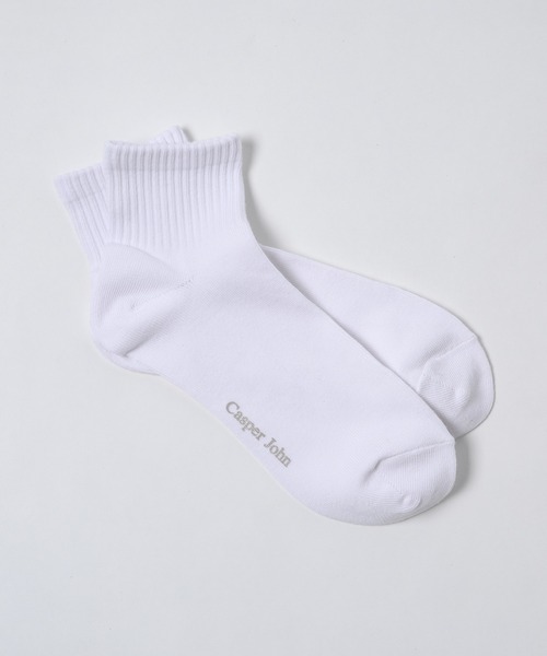 CASPER JOHN(キャスパージョン)の「3 piece half socks/3ピースハーフソックス(ソックス/靴下・メンズ・ホワイト・FREE)」の4枚目の写真