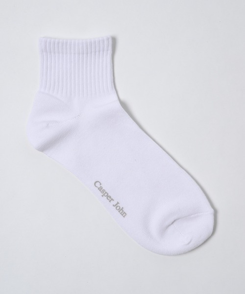 CASPER JOHN(キャスパージョン)の「3 piece half socks/3ピースハーフソックス(ソックス/靴下・メンズ・ホワイト・FREE)」の5枚目の写真