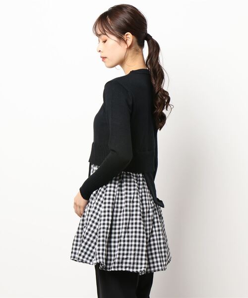 Narcissus（ナルシス）の「【Narcissus】レイヤードチェックニット（ニット/セーター・レディース・その他1・FREE）」の11枚目の写真