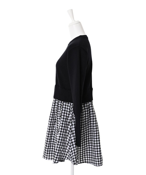 Narcissus（ナルシス）の「【Narcissus】レイヤードチェックニット（ニット/セーター・レディース・その他1・FREE）」の7枚目の写真