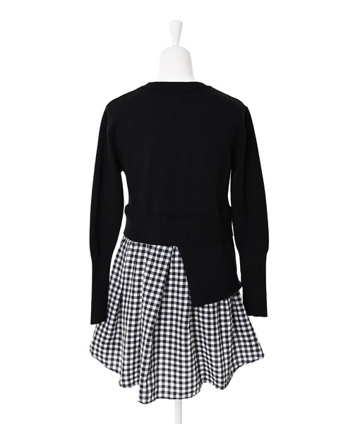 Narcissus（ナルシス）の「【Narcissus】レイヤードチェックニット（ニット/セーター・レディース・その他1・FREE）」の8枚目の写真