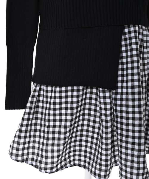 Narcissus（ナルシス）の「【Narcissus】レイヤードチェックニット（ニット/セーター・レディース・その他1・FREE）」の10枚目の写真