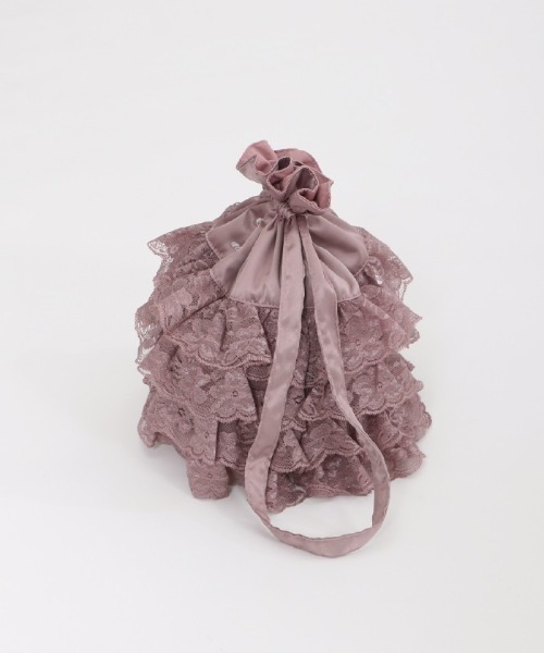 axes femme（アクシーズファム）の「サテンアドーラブルバッグ（ハンドバッグ・レディース・ピンク・FREE）」の6枚目の写真