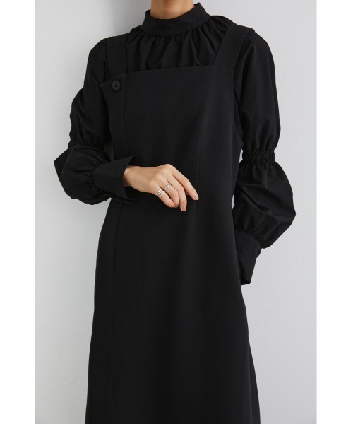 STYLEMIXER（スタイルミキサー）の「ウエストタックフレアワンピース（ワンピース・レディース・イエロー系その他/ライトベージュ/ブラック/ダークオレンジ・SMALL/MEDIUM）」の10枚目の写真