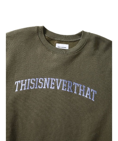 さらに100円引き◆thisisneverthat◆Arch-Logo Crewneck Arch-Logo Crewneck - thisisneverthat®