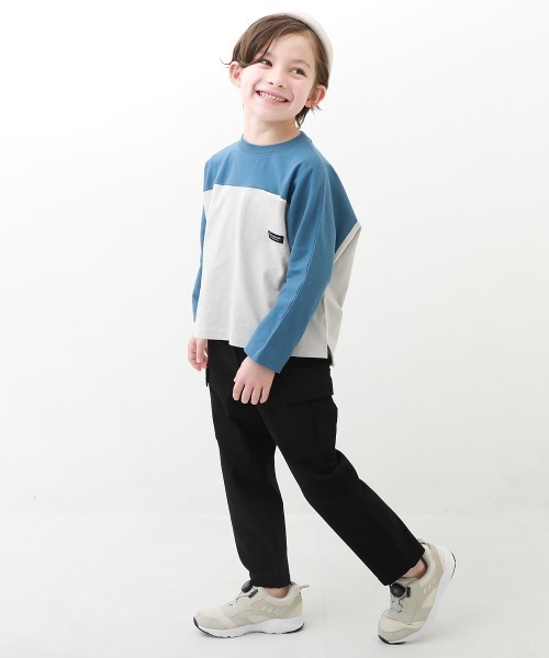 devirock（デビロック）の「ウルトラストレッチ ツイル カーゴパンツ（カーゴパンツ・キッズ・ブラック/ベージュ/カーキ・140cm/150cm/160cm/110cm/100cm/120cm/130cm）」の16枚目の写真