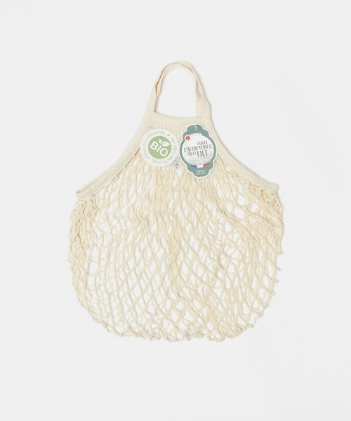 SENSE OF PLACE by URBAN RESEARCH（センスオブプレイスバイアーバンリサーチ）の「BLOMSTER　FILT ネットバッグ M（エコバッグ/サブバッグ・レディース・ベージュ/アイボリー/ライトグレー・ONE）」の5枚目の写真