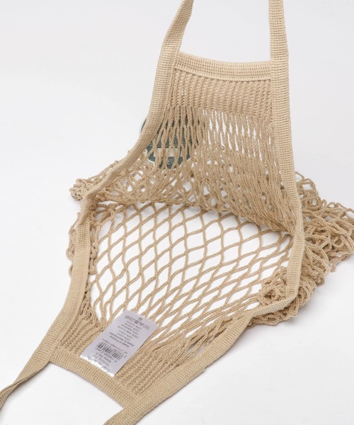SENSE OF PLACE by URBAN RESEARCH（センスオブプレイスバイアーバンリサーチ）の「BLOMSTER　FILT ネットバッグ M（エコバッグ/サブバッグ・レディース・ベージュ/アイボリー/ライトグレー・ONE）」の10枚目の写真