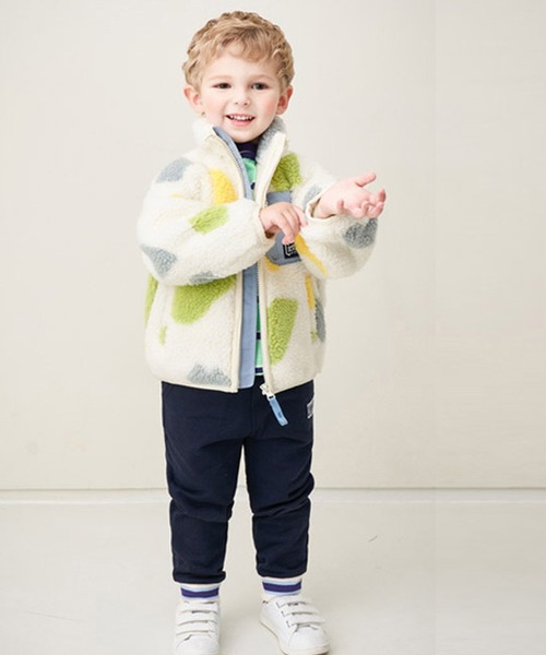 JELISPOON（ジェリスプーン）の「キッズ パステルモコモコボアブルゾン（ブルゾン・キッズ・アイボリー・110cm/100cm/120cm/130cm/140cm/150cm）」の10枚目の写真
