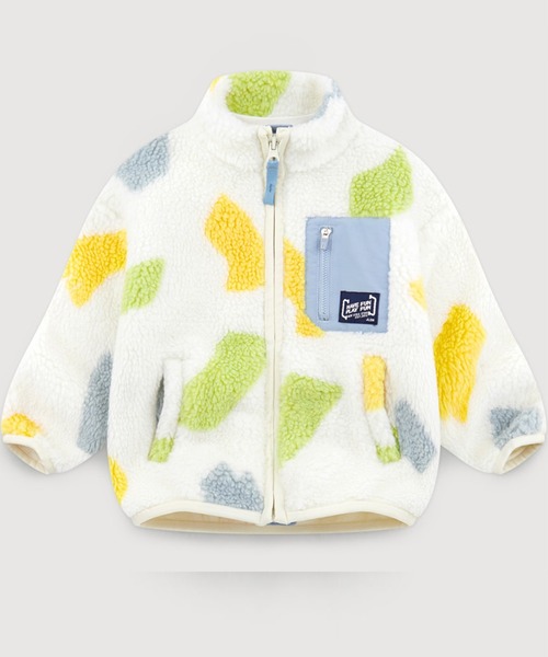 JELISPOON（ジェリスプーン）の「キッズ パステルモコモコボアブルゾン（ブルゾン・キッズ・アイボリー・110cm/100cm/120cm/130cm/140cm/150cm）」の11枚目の写真