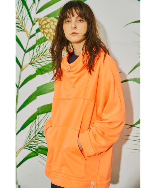 And A（アンドエー）の「AlexanderLeeChang アレキサンダーリーチャン / QUICK DRY HOODIE 22 クイックドライ フーディー オーバーサイズパーカー / AC012202（パーカー・メンズ・ネイビー/カーキ/オレンジ・3/2）」の3枚目の写真