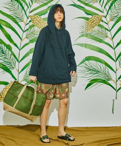 And A（アンドエー）の「AlexanderLeeChang アレキサンダーリーチャン / QUICK DRY HOODIE 22 クイックドライ フーディー オーバーサイズパーカー / AC012202（パーカー・メンズ・ネイビー/カーキ/オレンジ・3/2）」の4枚目の写真