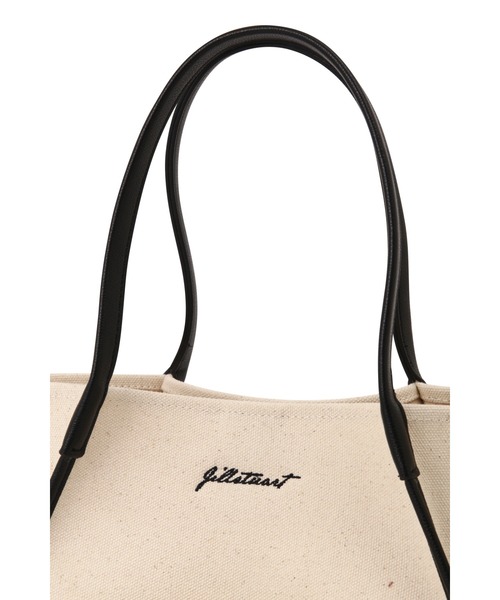 JILL STUART(ジルスチュアート)の「◆パイピングトートバッグ(トートバッグ・レディース・ブラウン/ホワイト・フリ-)」の5枚目の写真