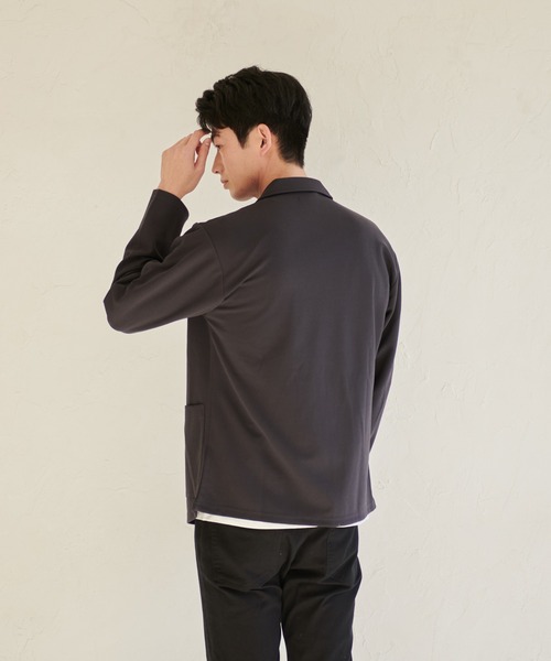 Blue Standard (ブルースタンダード)の「【BLUE STANDARD/ブルースタンダード】カットテーラードジャケット ジャケット専用Tシャツ 2点セット(テーラードジャケット・メンズ・チャコールグレー/ブラック/ネイビー・X-LARGE/MEDIUM/LARGE)」の20枚目の写真