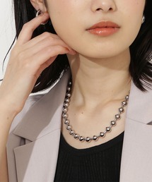 NATURAL BEAUTY BASIC | チェンキーボールチェーンショートネックッレス(ネックレス)