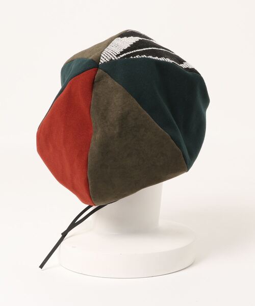 チャイハネ（チャイハネ）の「【チャイハネ】タビノベレー（ハンチング/ベレー帽・レディース・ブラック/ホワイト/カーキ・FREE）」の13枚目の写真