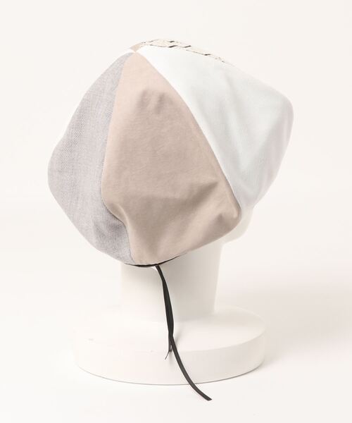 チャイハネ（チャイハネ）の「【チャイハネ】タビノベレー（ハンチング/ベレー帽・レディース・ブラック/ホワイト/カーキ・FREE）」の5枚目の写真