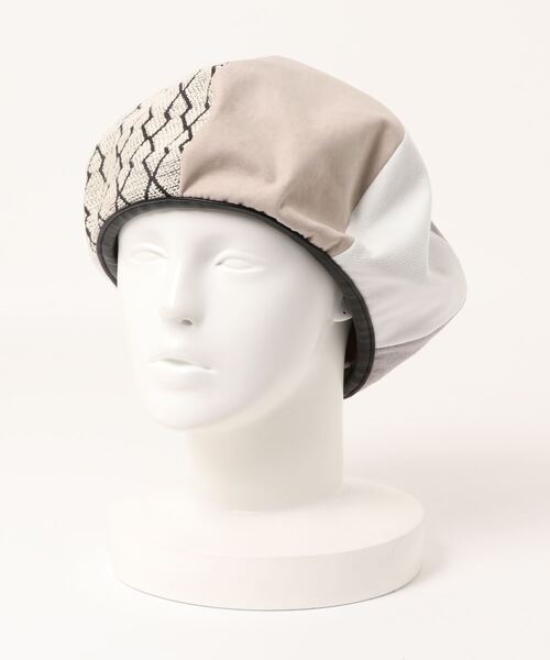 チャイハネ（チャイハネ）の「【チャイハネ】タビノベレー（ハンチング/ベレー帽・レディース・ブラック/ホワイト/カーキ・FREE）」の4枚目の写真