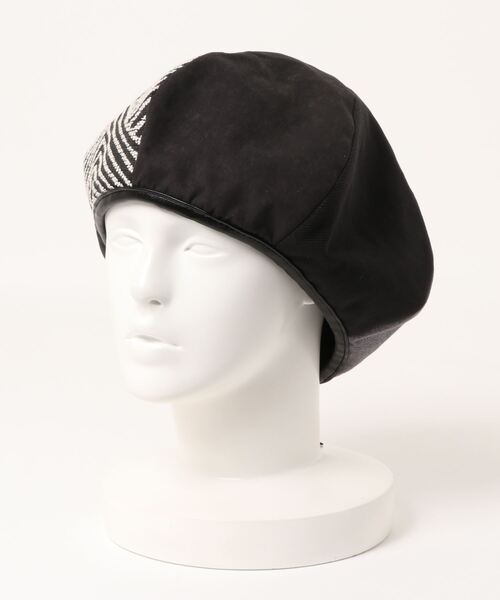チャイハネ（チャイハネ）の「【チャイハネ】タビノベレー（ハンチング/ベレー帽・レディース・ブラック/ホワイト/カーキ・FREE）」の10枚目の写真
