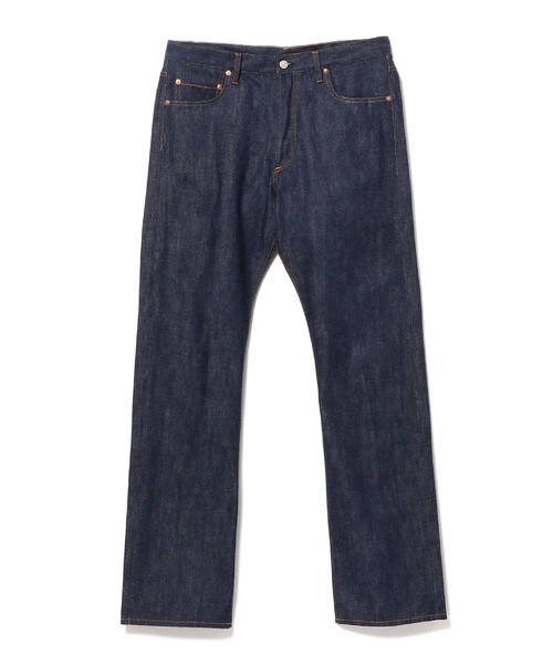 NECESSARY or UNNECESSARY（ネセサリーオアアンネセサリー）の「NECESSARY or UNNECESSARY / N.O.UN ナウン　TROUSERS FIT RIGID X リジッドデニム（デニムパンツ・メンズ・インディゴブルー・32inch/34inch/36inch）」の4枚目の写真
