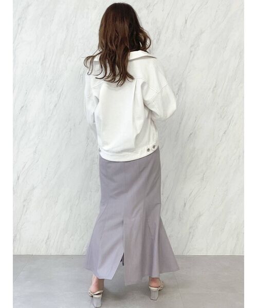 dazzlin（ダズリン）の「デニムルーズジャケット（デニムジャケット・レディース・オフホワイト/インディゴブルー/ベージュ・FREE）」の12枚目の写真