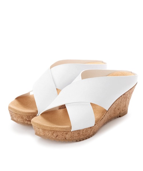 ヌエール ウエッジサンダル JENNEパールクリアーウエッジサンダル｜JENNE(ジェンヌ)公式通販