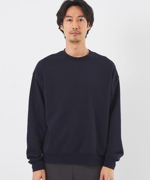 green label relaxing（グリーンレーベルリラクシング）の「GIZA スウェット クルーネック 長袖 トップス（スウェット・メンズ・ライトグレー/オリーブ/ネイビー・XL/L/M/S）」の6枚目の写真