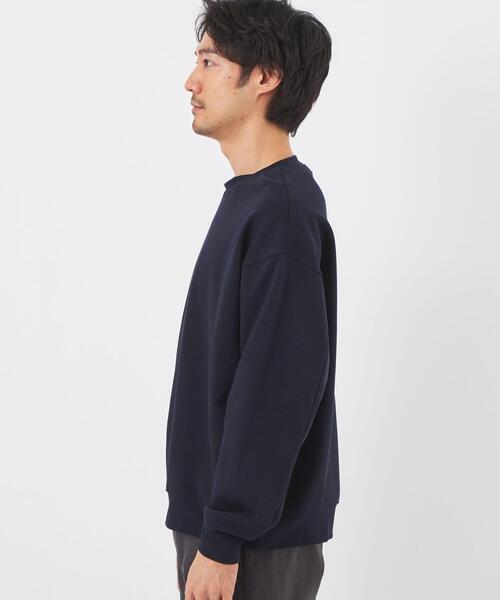 green label relaxing（グリーンレーベルリラクシング）の「GIZA スウェット クルーネック 長袖 トップス（スウェット・メンズ・ライトグレー/オリーブ/ネイビー・XL/L/M/S）」の7枚目の写真