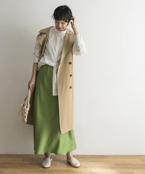 URBAN RESEARCH(アーバンリサーチ)の「バンドカラーロングカフスシャツ(シャツ/ブラウス・レディース・オフホワイト/ピンク/ブルー・FREE)」の21枚目の写真