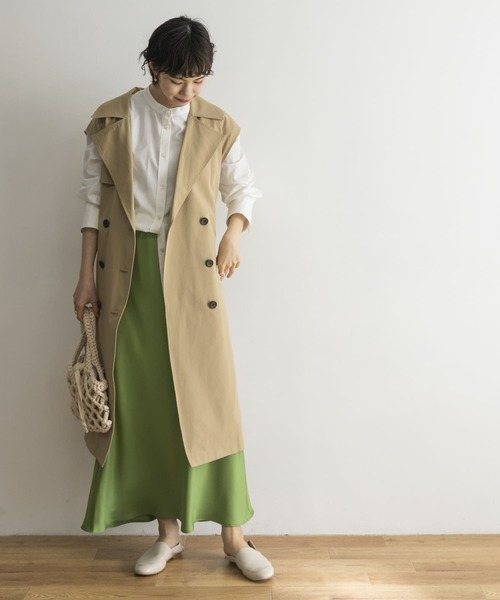 URBAN RESEARCH(アーバンリサーチ)の「バンドカラーロングカフスシャツ(シャツ/ブラウス・レディース・オフホワイト/ピンク/ブルー・FREE)」の22枚目の写真