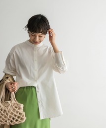 URBAN RESEARCH | バンドカラーロングカフスシャツ(シャツ/ブラウス)