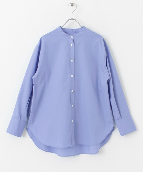 URBAN RESEARCH(アーバンリサーチ)の「バンドカラーロングカフスシャツ(シャツ/ブラウス・レディース・オフホワイト/ピンク/ブルー・FREE)」の17枚目の写真