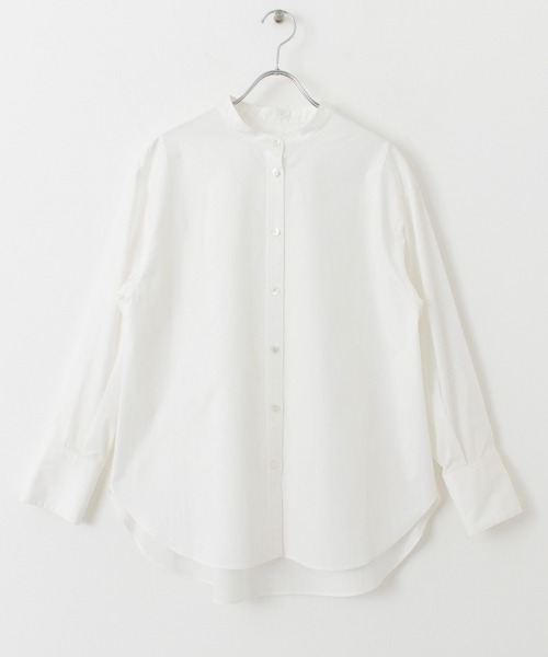 URBAN RESEARCH(アーバンリサーチ)の「バンドカラーロングカフスシャツ(シャツ/ブラウス・レディース・オフホワイト/ピンク/ブルー・FREE)」の15枚目の写真