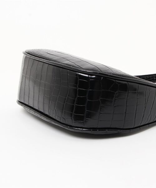 ANAP（アナップ）の「クロコサドルバッグ（ハンドバッグ・レディース・ブラック/グリーン/ライトベージュ・FREE）」の6枚目の写真